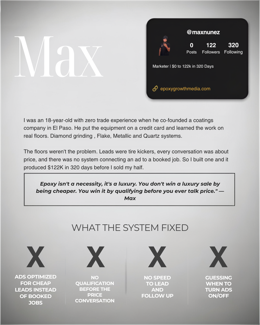 Max: what the lead system fixed for the coatings company